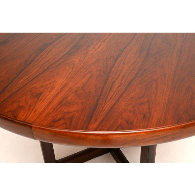 Vintage Danish Dining Table attributed to Johannes Andersen for Hans Bech, 1960 For Sale - Image 10 of 11