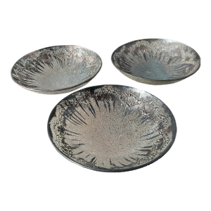 1950s Dorothy Thorpe Atomic Splash Nut Dishes- Set of 3