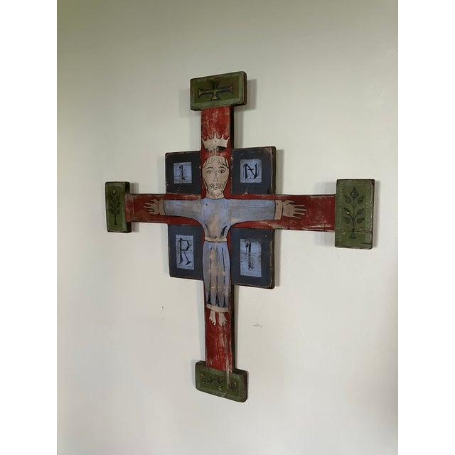 Gothic 1990s Early Byzantine Revival Crucifix (California) For Sale - Image 3 of 7