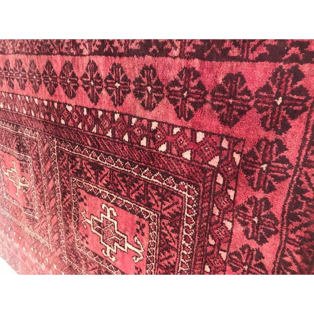Textile Vintage Turkmen Baluch Rug For Sale - Image 7 of 10