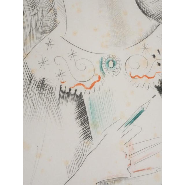 Mily Possoz, The Illustrator, Original Signed Engraving For Sale - Image 8 of 10