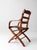 Antique Oak Campaign Folding Chair For Sale - Image 11 of 18