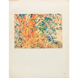 1950 After Maurice De Vlaminck "Plane Trees", German Edition Offset Lithograph