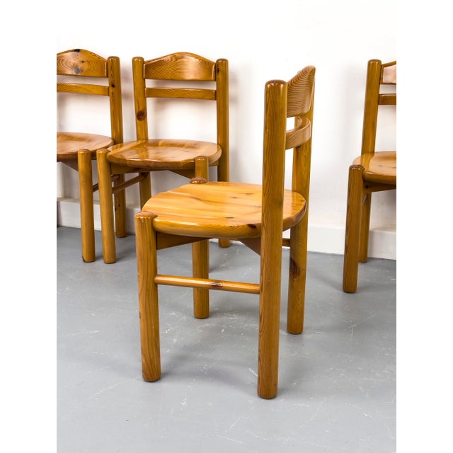 Pine Dining Chairs in the style of Rainer Daumiller, 1970s, Set of 6 For Sale - Image 6 of 18