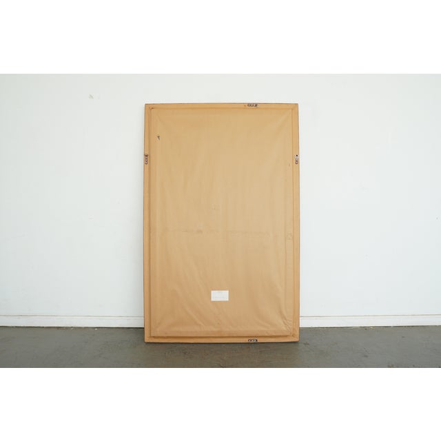 This vintage Louis XV–style wall mirror by De La Torre Bros. features an ornate giltwood frame with elegant Rococo-...