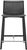 Equal parts good looks and practicality, the 24”counter stool complements kitchens and family rooms designed for comfort...