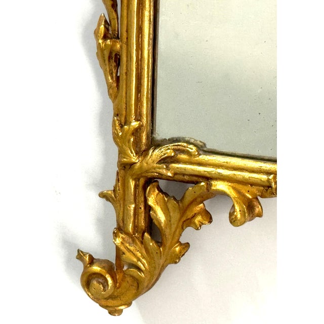 Late 18th Century 18th Century Italian Neoclassical Carved Giltwood Mirror For Sale - Image 5 of 18