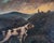 Wood Oil on canvas – Pointing Dog in a Landscape – French School, 19th century. For Sale - Image 7 of 13