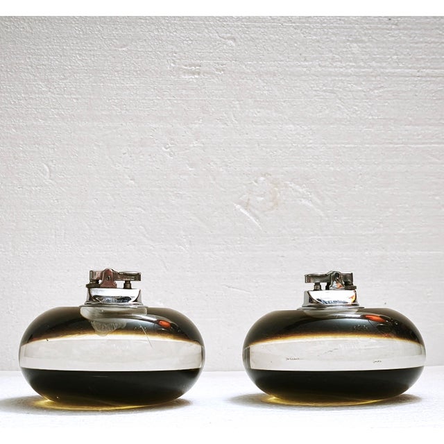 1970s Space Age Gas Table Lighters by Ingo Knuth for Soldi & Scati, Italy, 1970s, Set of 2 For Sale - Image 5 of 18