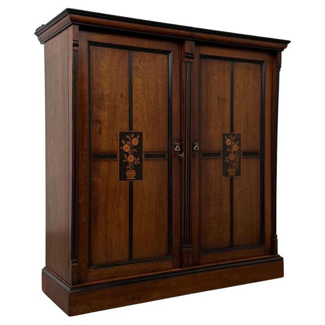 19th Century Arts and Crafts English Cupboard For Sale - Image 11 of 11