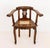 Wood Pair of Lyre Form Back Walnut Tub Chairs For Sale - Image 7 of 11