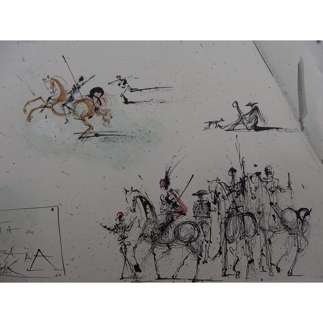 Salvador Dalí, Tempting in Spain, 1983, Lithograph For Sale - Image 5 of 8
