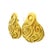 1970s Elizabeth Gage 18k Gold Sculptural Scroll Clip Earrings, A Pair For Sale - Image 13 of 17
