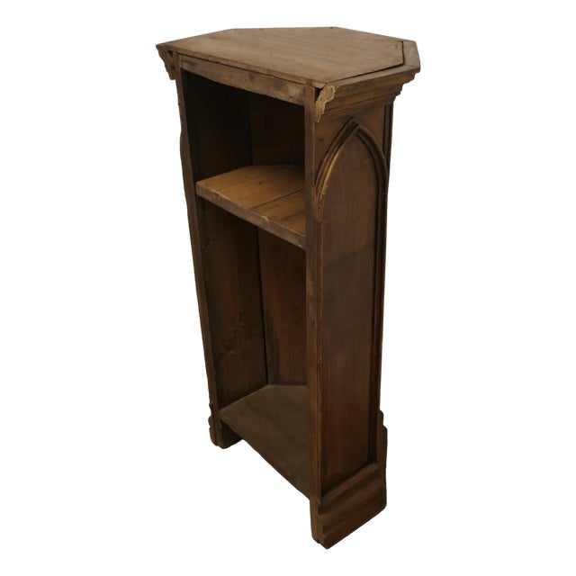 French Gothic Reading Stand in Pine For Sale