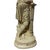 1940s Vintage Hollywood Regency Chalkware Greek Goddess W/Pipes Figurine Sculpture For Sale - Image 5 of 9