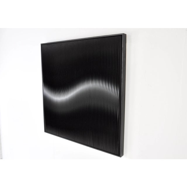 Contemporary Michael Scheers, All Black Board, 2000s, Canvas Artwork For Sale - Image 3 of 6