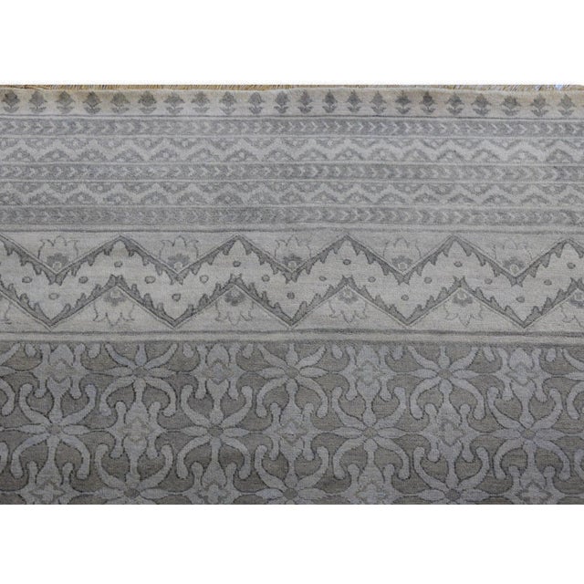 Contemporary Gray Khanna Rug For Sale In Chicago - Image 6 of 11