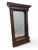 Contemporary Antique Chicago Architectural Salvage Mahogany Pier / Hall Mirror For Sale - Image 3 of 9