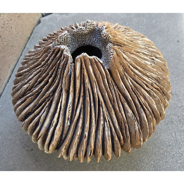 1990s 1990s Anne Goldman Rock Stoneware Vase/Vessel Coastal Sculpture For Sale - Image 5 of 8