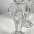 Art Deco Pair Crystal Candle Holders Scalloped Fleur De Lis Austria For Sale - Image 4 of 12
