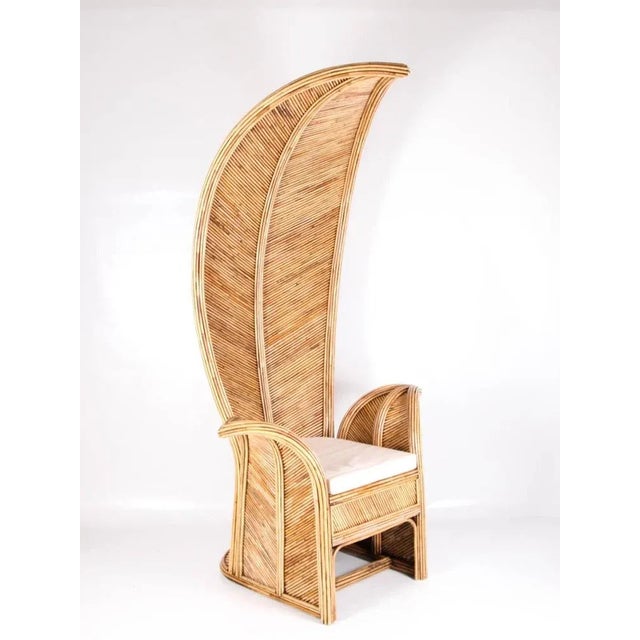 Large Rattan Armchair For Sale - Image 11 of 13