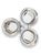 Modern Ralph Lauren Silverplate Triple Nut Serving Bowl For Sale - Image 3 of 7
