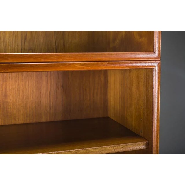 Large Vintage Bookcase in Teak by Heinrich Riestenpatt, 1960s For Sale - Image 10 of 13