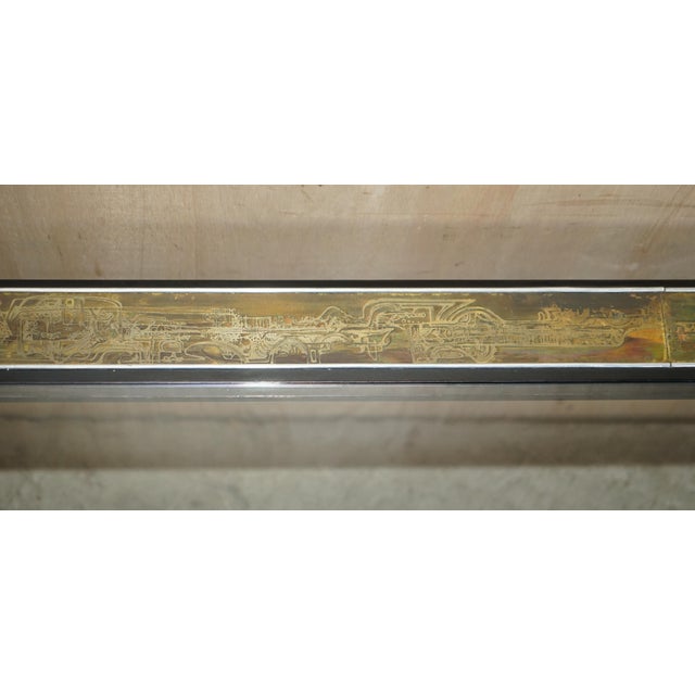 Mid-Century Modern Acid Etched Coffee Table by Bernhard Rohne For Sale - Image 15 of 18