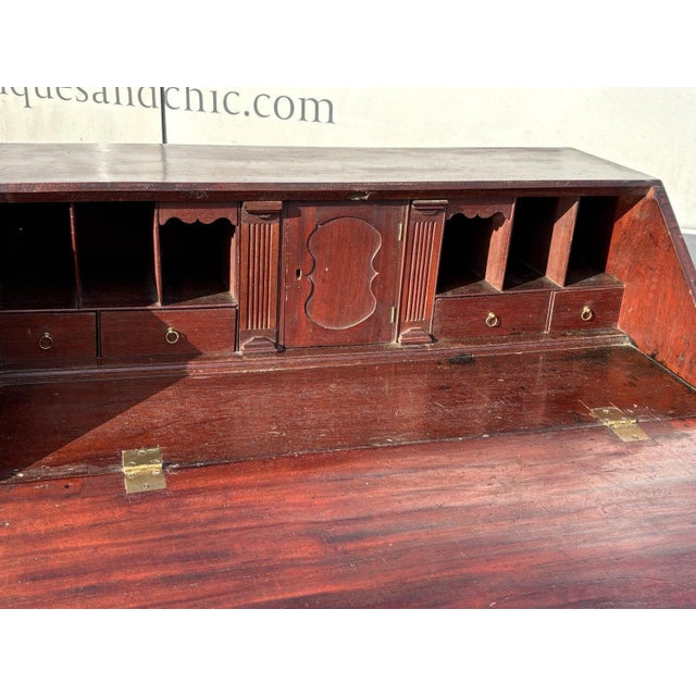 English Georgian Mahogany Desk For Sale - Image 11 of 18