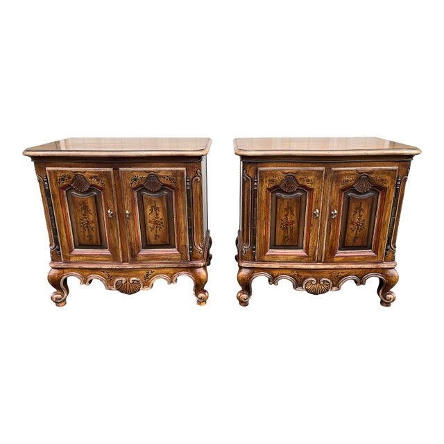 Drexel Heritage Brittany Collection Nightstands- A Pair For Sale