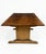 Richly grained walnut trestle cocktail/coffee table with drawer, designed and built for the estate of Gregory Peck by...