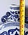 Qianlong-Style Blue & White Decorative Moon Flask Vase Elegant vintage-inspired blue and white decorative moon flask vase...