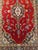 Vintage Persian Kashan Rug, Hand-Knotted Wool, Floral Pattern, Red & Navy, 4x6 For Sale - Image 10 of 17