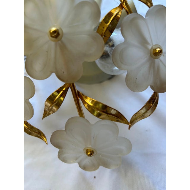Glacier Flower Murano Ceiling Light, 1980s For Sale - Image 6 of 9
