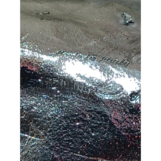 Vintage Italian Sterling Silver Overlay Life Size Eagle For Sale - Image 4 of 5