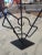 Vintage Art Deco Wrought Iron Valet Stand /Hat Stand For Sale - Image 4 of 10