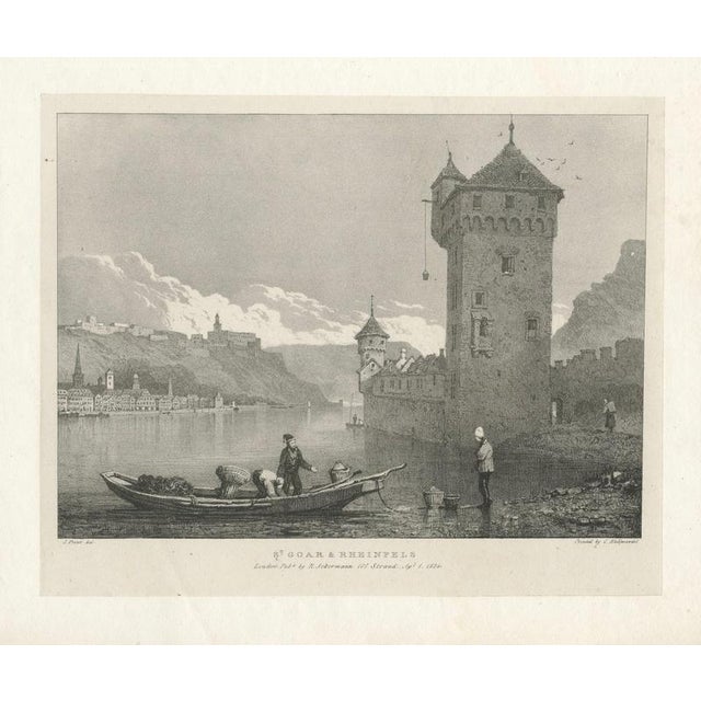 After Prout, St Goar & Rheinfels Rhine View, Engraving, 1824 For Sale - Image 9 of 9