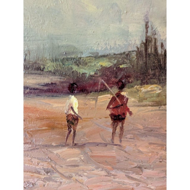 African 1950s South African Christopher Tugwell Oil Painting For Sale - Image 3 of 15