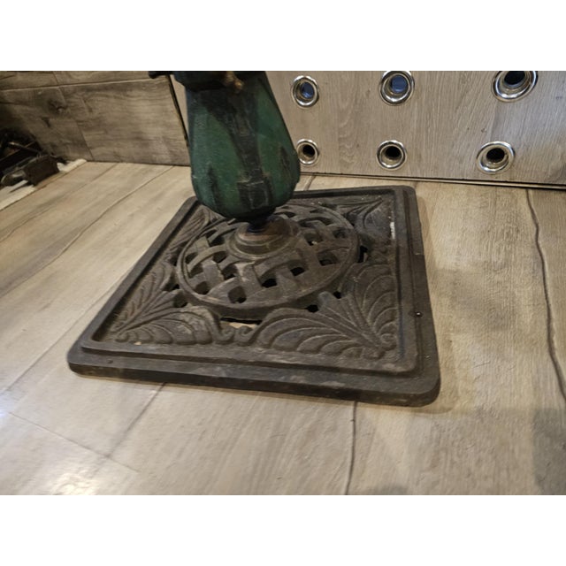 Art Nouveau Cast Iron Christmas Tree Stand, 1890s, weight about 15 kg, dimensions: height 30 cm, width 42.5 cm, depth 42.5...