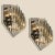 1970s Large Venini Style Glass Sconces with Triedi Crystals, 1969, Set of 2 For Sale - Image 5 of 10