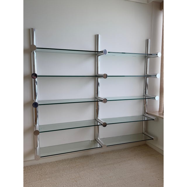 Mid-Century Modern Janet Schweitzer "Obra" Shelving Unit by Pace For Sale - Image 3 of 12