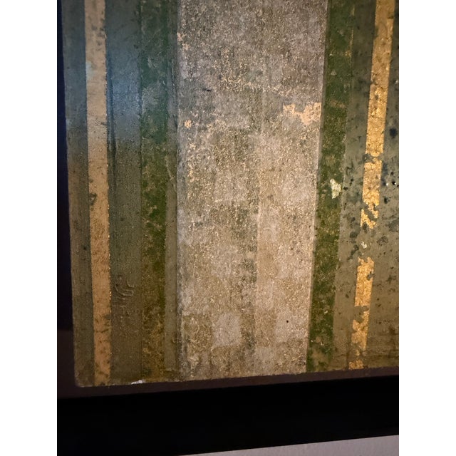 Wood Original Abstract Mixed Media Painting by Charles Schweigert For Sale - Image 7 of 11