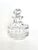Art Deco Heavy Cut Crystal Perfume Bottle For Sale - Image 4 of 8