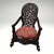 Victorian Anglo-Indian Armchair in Wood, Burma / Republic of the Union of Myanmar, 1880 For Sale - Image 3 of 18
