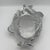 Vintage Sculptural Cast Aluminum Double Fish Serving Platter For Sale - Image 4 of 7