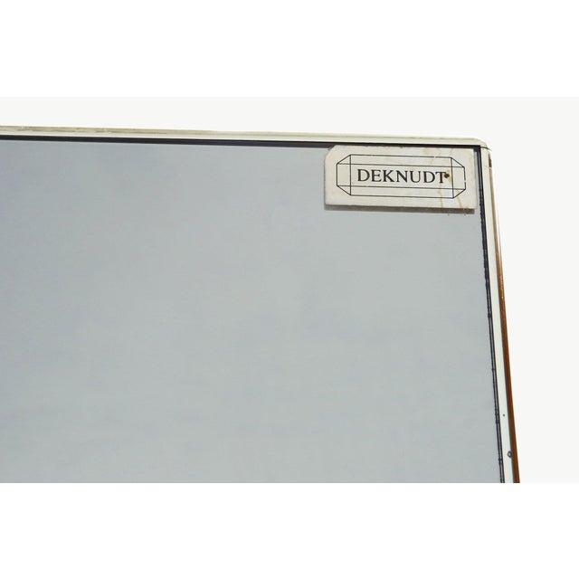 Mid-Century Modern Mid‑Century Mirrored Plant Stand from Deknudt, Belgium, 1980s For Sale - Image 3 of 11