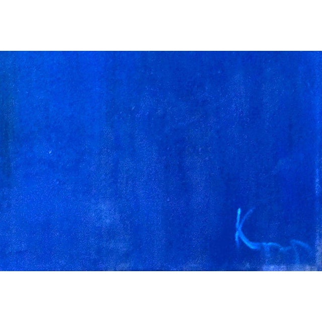Textile Oil Painting Fog on the Lake Natalia Korf-Ivaniuk For Sale - Image 7 of 7
