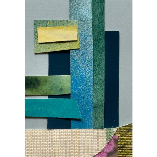 "Petal 6" Original Mixed-Media Collage on Paper by Zac Woodiel For Sale - Image 4 of 10