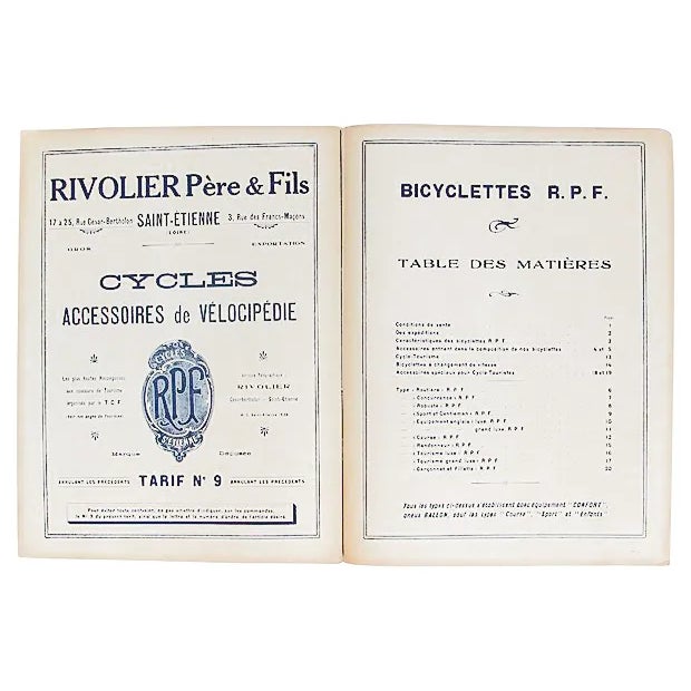 Absolutely love the bold and crisp Art Deco graphics of this 1930 French advertising piece for Rivolier Pere & Fils...