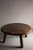Wood Brutalist Round Oak Coffee Table, Belgium, 1950s For Sale - Image 7 of 11